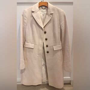 Banana Republic Off-White Textured Coat